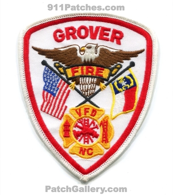 Grover Volunteer Fire Department Patch (North Carolina)
Scan By: PatchGallery.com
Keywords: vol. dept. vfd