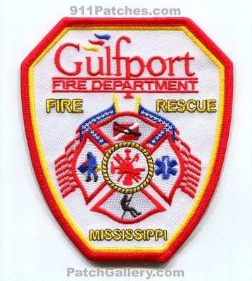 Gulfport Fire Rescue Department Patch (Mississippi)
Scan By: PatchGallery.com
Keywords: dept.