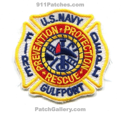 Gulfport Naval Station Fire Rescue Department USN Navy Military Patch (Mississippi)
Scan By: PatchGallery.com
Keywords: dept. u.s.n. prevention protection