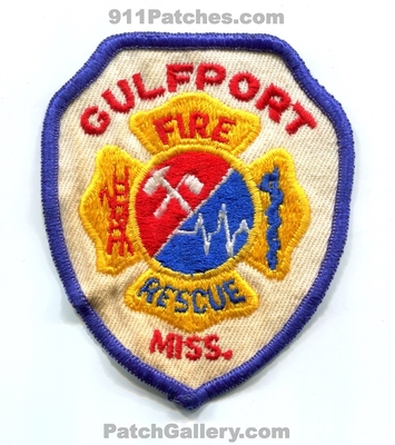 Gulfport Fire Rescue Department Patch (Mississippi)
Scan By: PatchGallery.com
Keywords: dept. miss.