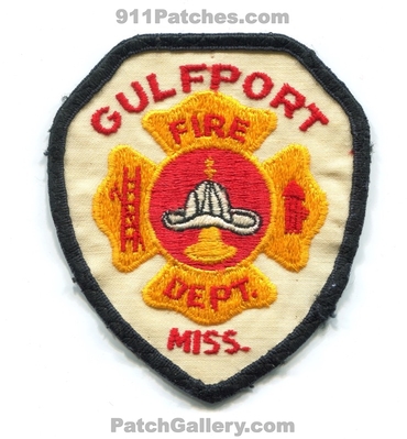 Gulfport Fire Department Patch (Mississippi)
Scan By: PatchGallery.com
Keywords: dept. miss.