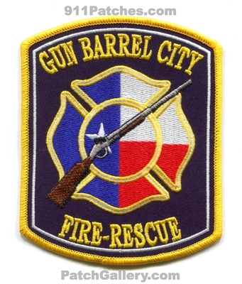 Gun Barrel City Fire Rescue Department Patch (Texas)
Scan By: PatchGallery.com
Keywords: dept.