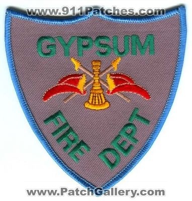 Gypsum Fire Dept Patch (Colorado)
[b]Scan From: Our Collection[/b]
Keywords: department