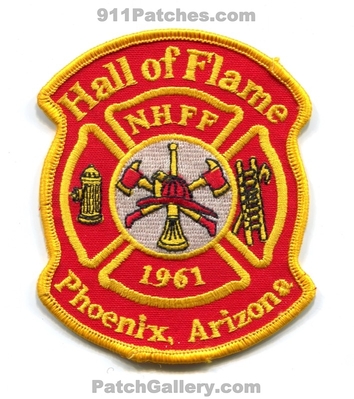 Hall of Flame Phoenix Patch (Arizona)
Scan By: PatchGallery.com
Keywords: nhff national historical foundation department dept. 1961