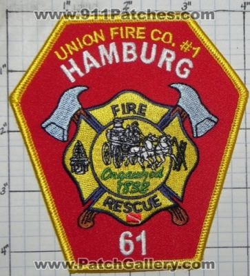 Union Fire Company Number 1 of Hamburg (New York)
Thanks to swmpside for this picture.
Keywords: co. #1 rescue 61