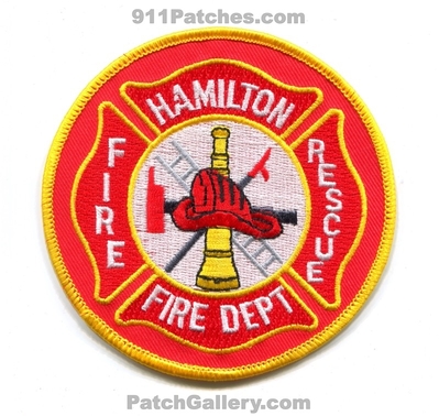 Hamilton Fire Rescue Department Patch (Illinois)
Scan By: PatchGallery.com
