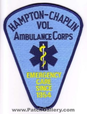 Hampton Chaplin Vol Ambulance Corps
Thanks to Michael J Barnes for this scan.
Keywords: connecticut ems volunteer