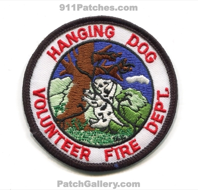 Hanging Dog Volunteer Fire Department Patch (North Carolina)
Scan By: PatchGallery.com
Keywords: vol. dept.