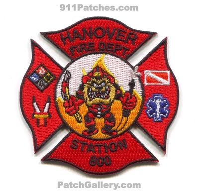 Hanover Fire Department Station 800 Patch (West Virginia)
Scan By: PatchGallery.com
[b]Patch Made By: 911Patches.com[/b]
Keywords: dept. company co. taz