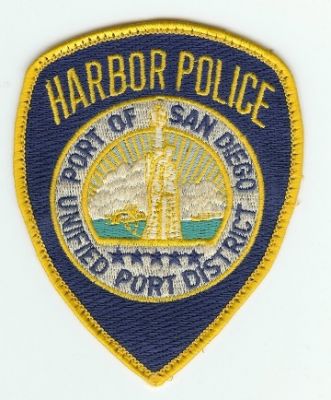 Harbor Police
Thanks to PaulsFirePatches.com for this scan.
Keywords: california port of san diego united port district