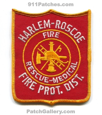 Harlem Roscoe Fire Protection District Patch (Illinois)
Scan By: PatchGallery.com
Keywords: rescue medical
