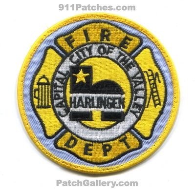 Harlingen Fire Department Patch (Texas)
Scan By: PatchGallery.com
Keywords: dept. capital city of the valley
