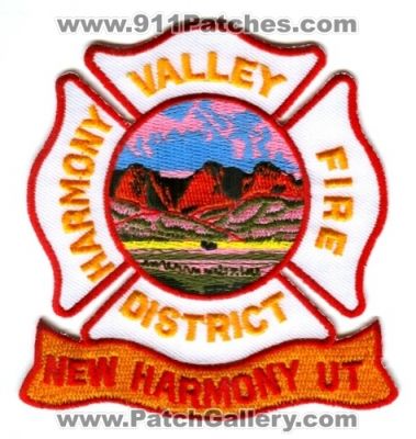 Harmony Valley Fire District (Utah)
Scan By: PatchGallery.com
Keywords: department dept. new ut