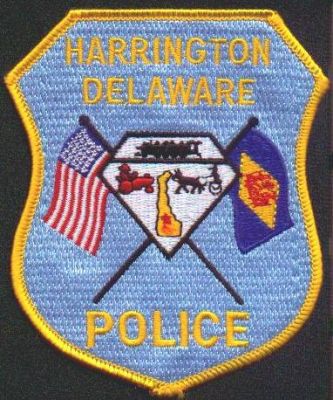 Harrington Police
Thanks to EmblemAndPatchSales.com for this scan.
Keywords: delaware