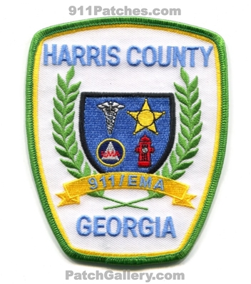 Harris County Emergency Management Agency EMA 911 Patch (Georgia)
Scan By: PatchGallery.com
Keywords: co. dispatcher communications fire department dept. ems ambulance sheriffs office