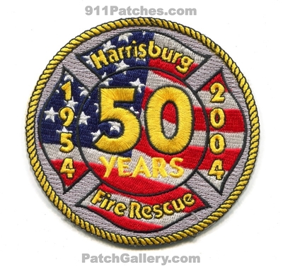 Harrisburg Fire Rescue Department 50 Years Patch (North Carolina)
Scan By: PatchGallery.com
Keywords: dept. 1954 2004