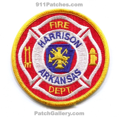 Harrison Fire Department Patch (Arkansas)
Scan By: PatchGallery.com
Keywords: dept.