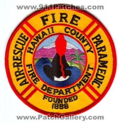 Hawaii County Fire Department Air Rescue Paramedic (Hawaii)
Scan By: PatchGallery.com
Keywords: co. dept. ems