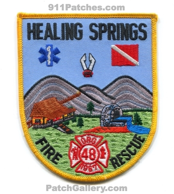 Healing Springs Fire Rescue Department 48 Patch (North Carolina)
Scan By: PatchGallery.com
Keywords: dept. org. 1967