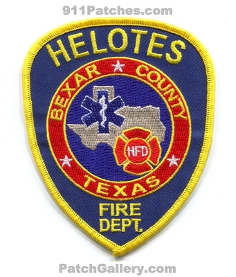 Helotes Fire Department Bexar County Patch (Texas)
Scan By: PatchGallery.com
Keywords: dept. hfd co.