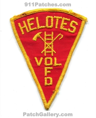 Helotes Volunteer Fire Department Patch (Texas)
Scan By: PatchGallery.com
Keywords: vol. dept.