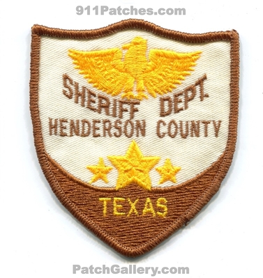 Henderson County Sheriffs Department Patch (Texas)
Scan By: PatchGallery.com
Keywords: co. dept. office