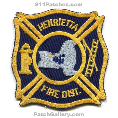 Henrietta Fire District Patch (New York)
Scan By: PatchGallery.com
Keywords: dist. department dept.