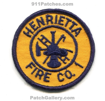 Henrietta Fire Company 1 Patch (New York)
Scan By: PatchGallery.com
Keywords: co. number no. #1 department dept.