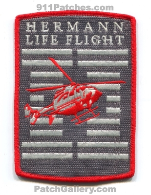 Hermann Life Flight Patch (Texas)
Scan By: PatchGallery.com
Keywords: memorial hospital lifeflight air ambulance medical helicopter ems medevac