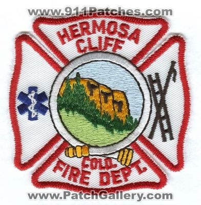 Hermosa Cliff Fire Department Patch (Colorado)
[b]Scan From: Our Collection[/b]
Keywords: dept. colo.