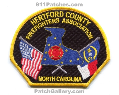 Hertford County Firefighters Association Patch (North Carolina)
Scan By: PatchGallery.com
Keywords: co. ffs assoc. assn. fire department dept.
