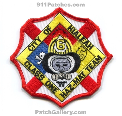 Hialeah Fire Department Class One Haz-Mat Team Patch (Florida)
Scan By: PatchGallery.com
Keywords: city of dept. 1 hazmat hazardous materials