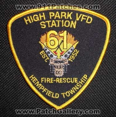 High Park Volunteer Fire Rescue Department Station 61 (Pennsylvania)
Thanks to Matthew Marano for this picture.
Keywords: vfd dept. hempfield township twp. fire-rescue