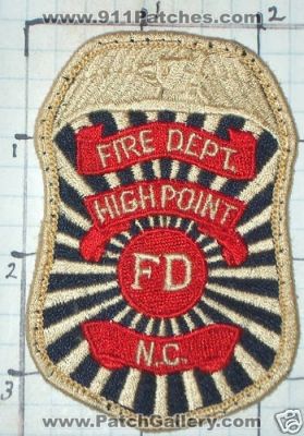 High Point Fire Department (North Carolina)
Thanks to swmpside for this picture.
Keywords: dept. fd n.c.