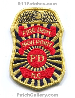 High Point Fire Department Patch (North Carolina)
Scan By: PatchGallery.com
Keywords: dept. fd
