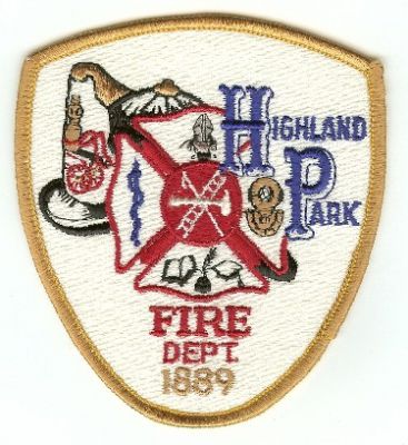 Highland Park Fire Dept
Thanks to PaulsFirePatches.com for this scan.
Keywords: illinois department