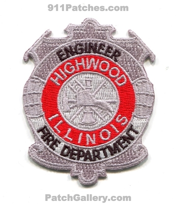 Highwood Fire Department Engineer Patch (Illinois)
Scan By: PatchGallery.com
Keywords: dept.
