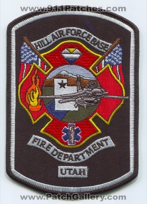 Hill Air Force Base AFB Fire Department USAF Military Patch (Utah)
Scan By: PatchGallery.com
Keywords: a.f.b. u.s.a.f. dept.