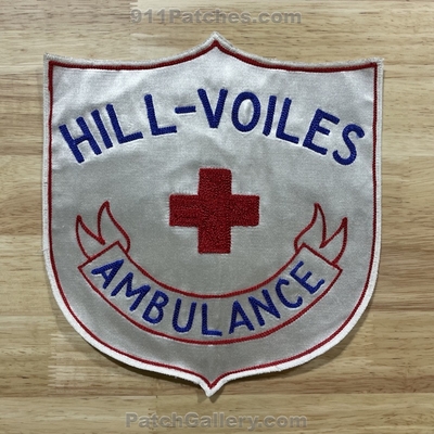 Hill-Voiles Ambulance EMS Patch (UNKNOWN STATE) (Jacket Back Size)
Picture By: PatchGallery.com
Keywords: emt paramedic