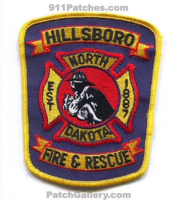 Hillsboro Fire Rescue Department Patch (North Dakota)
Scan By: PatchGallery.com
Keywords: & and dept. est 1887