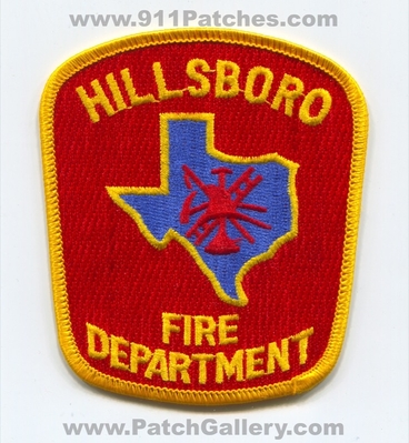 Hillsboro Fire Department Patch (Texas)
Scan By: PatchGallery.com
Keywords: dept.