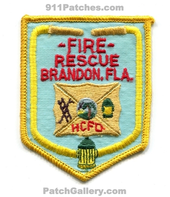 Hillsborough County Fire Rescue Department Brandon Patch (Florida)
Scan By: PatchGallery.com
Keywords: co. dept. hcfd fla.