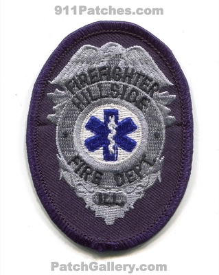 Hillside Fire Department Firefighter EMS Patch (Illinois)
Scan By: PatchGallery.com
Keywords: dept. ambulance
