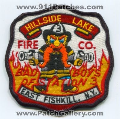 Hillside Lake Fire Company 3 (New York)
Scan By: PatchGallery.com
Keywords: department dept. co. bad boys of station 3 east fishkill n.y.