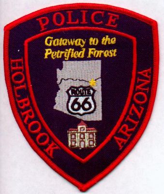 Holbrook Police
Thanks to EmblemAndPatchSales.com for this scan.
Keywords: arizona