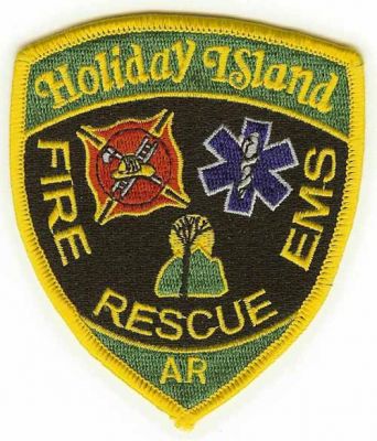 Holiday Island Fire Rescue EMS
Thanks to PaulsFirePatches.com for this scan.
Keywords: arkansas
