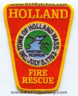 Holland Fire Rescue Department (Massachusetts)
Scan By: PatchGallery.com
Keywords: dept. town of mass. hamilton reservoir