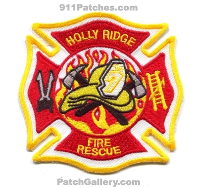 Holly Ridge Fire Rescue Department Patch (North Carolina)
Scan By: PatchGallery.com
Keywords: dept.