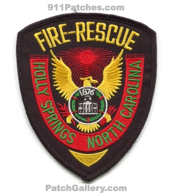 Holly Springs Fire Rescue Department Patch (North Carolina)
Scan By: PatchGallery.com
Keywords: dept.