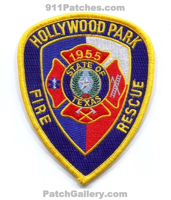 Hollywood Park Fire Rescue Department Patch (Texas)
Scan By: PatchGallery.com
Keywords: dept. 1955
